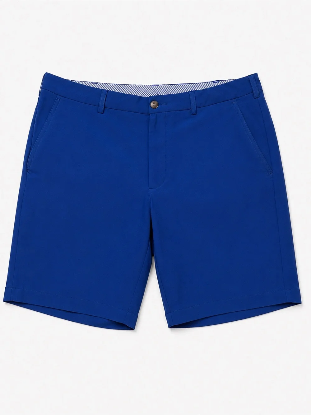 Men's Donald Ross Flat Front Golf Shorts - Cobalt Blue